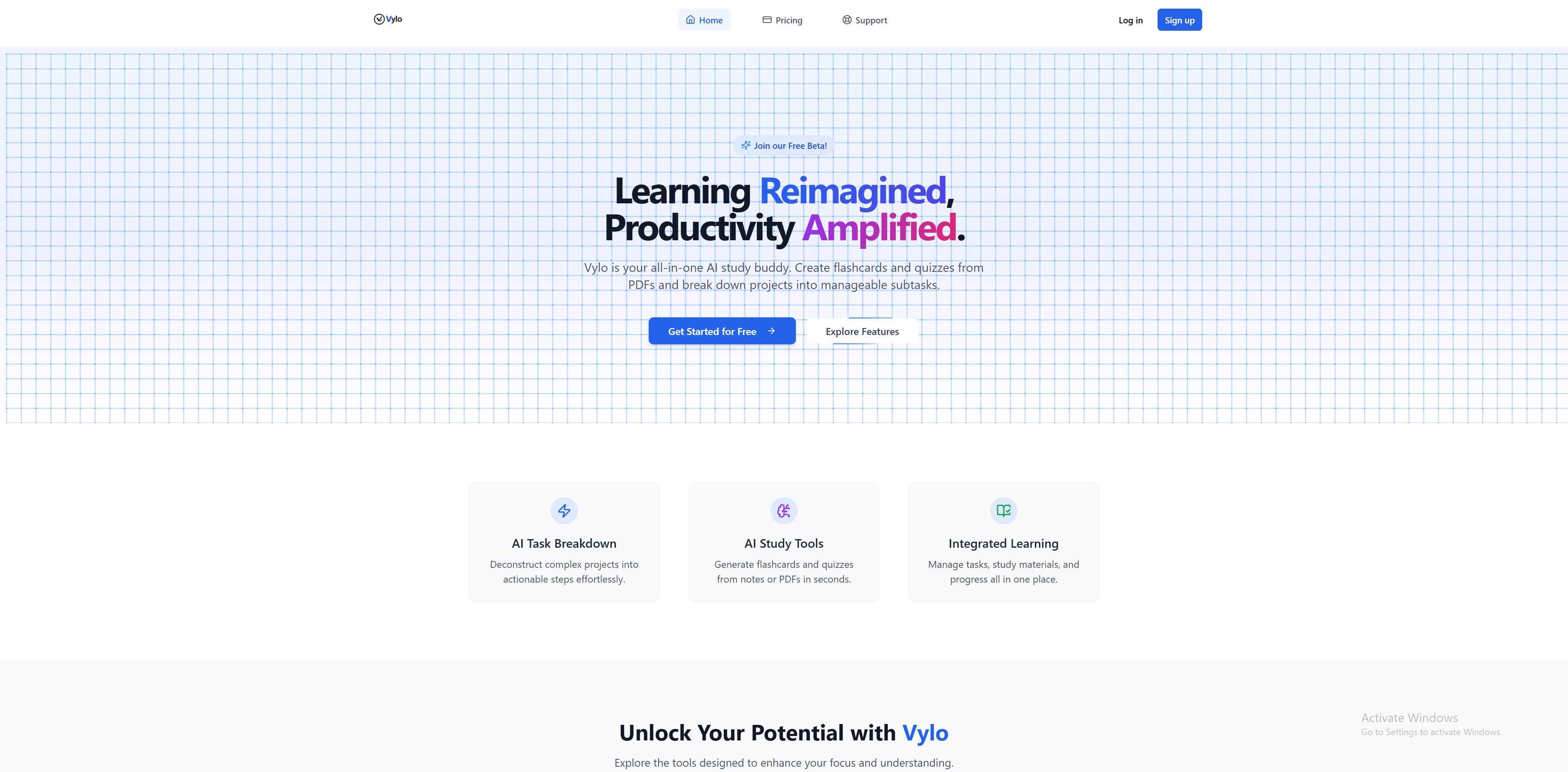 Vylo - AI Study Tool